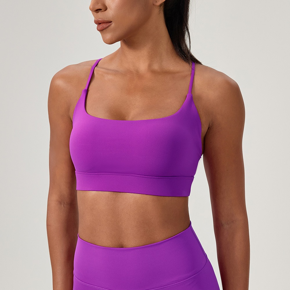 Sports Bra High Impact - حمالة صدر لليوجا مثيرة للنساء بحزام