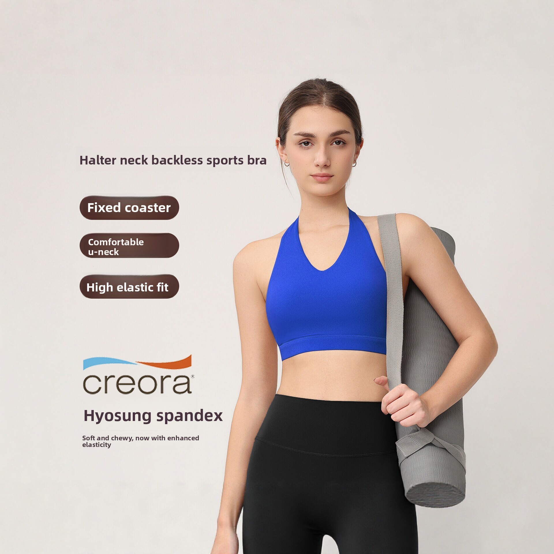 Push Up Bra Padded - حمالة صدر رياضية نسائية بتصميم هالتر