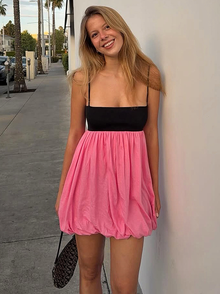 فستان كليو بتصميم كتل الألوان  - مراجعة Strapless Bra Backless وسعره